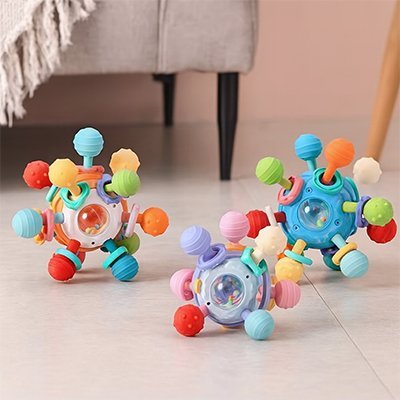 Hochet bébé | Sensoriel Coloré - PLAY JOUET