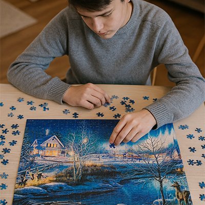 Puzzle 1000 pièces | Passion Famille - PLAY JOUET