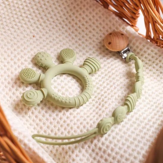 Anneau de dentition vert