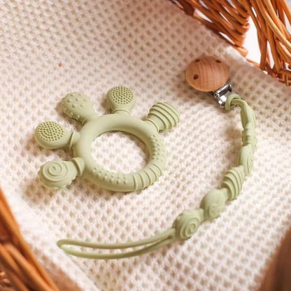 Anneau de dentition vert