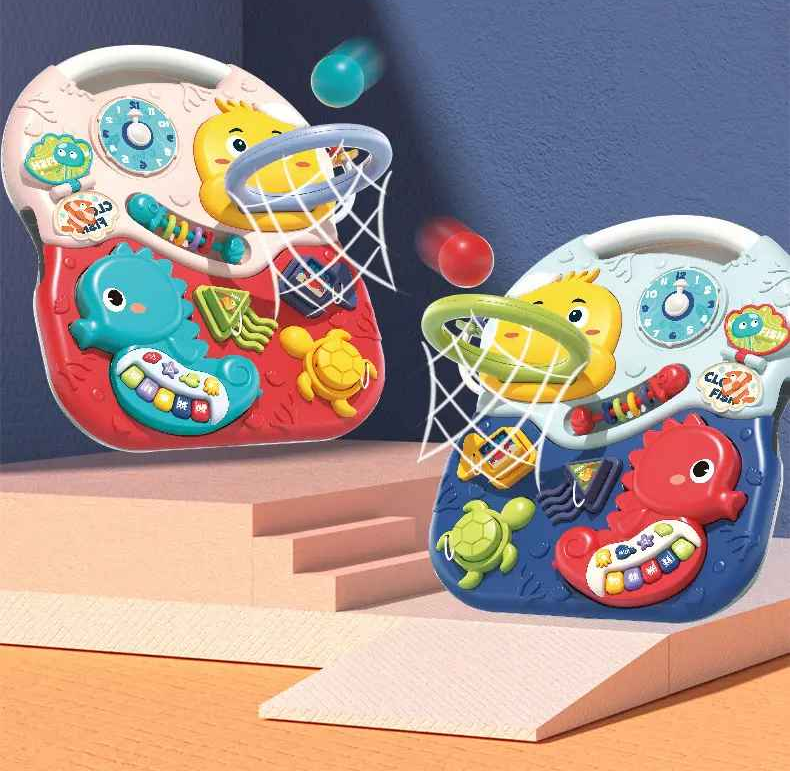 deux table dactivites rouge bleu presente