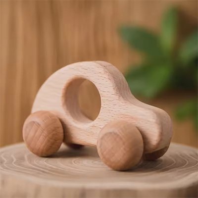 Voiture en bois | Artisanale Éducative - PLAY JOUET