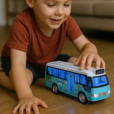 Bus jouet | Coloré & Robuste - PLAY JOUET