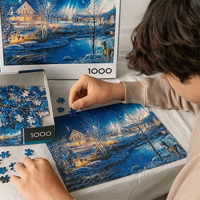 Puzzle 1000 pièces | Passion Famille - PLAY JOUET