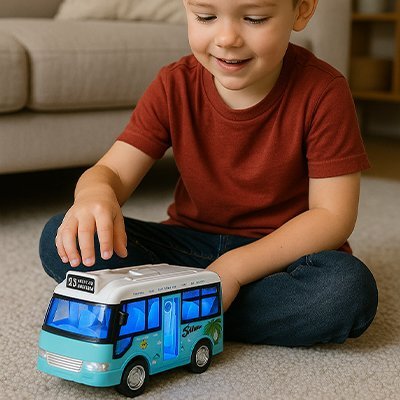 Bus jouet | Coloré & Robuste - PLAY JOUET