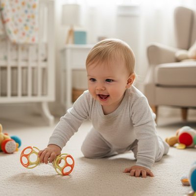 Hochet bébé | Éveil Sensoriel Coloré - PLAY JOUET
