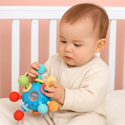 Hochet bébé | Sensoriel Coloré - PLAY JOUET