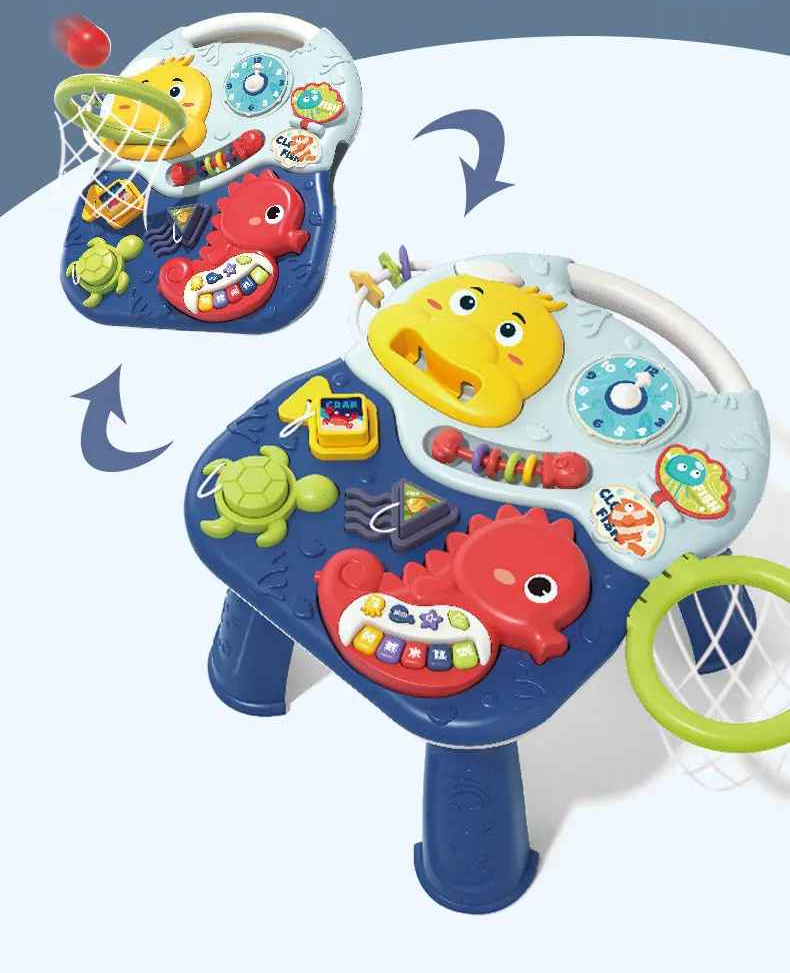 table dactivites bleu rotation panier